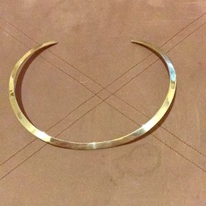 Vintage sterling silver cuff choker